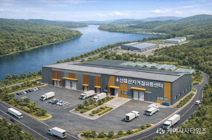 산지거점 유통센터 조감도