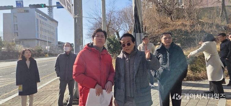 남구의회 김대영 의원, 수암동 보행환경 개선 현장 점검