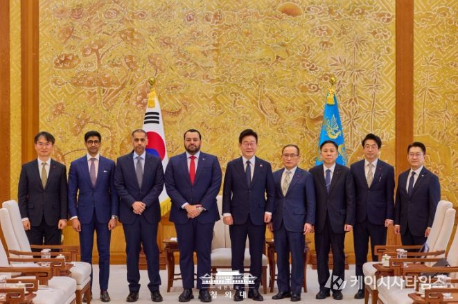 '알-쿨라이피' 카타르 국왕 특사 접견(청와대)