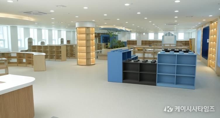 개관 예정인 빛가람 꿈자람센터 내부 모습.(사진 제공-나주시)