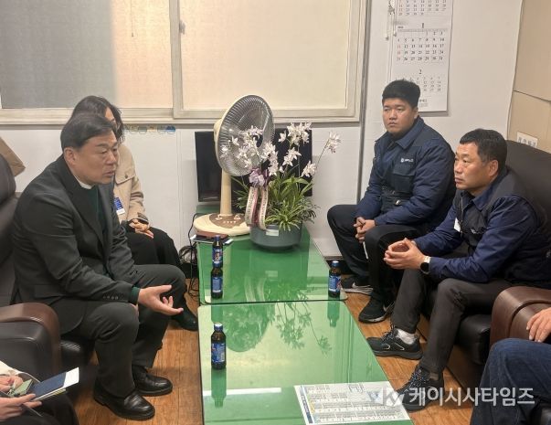 김종훈 동구청장 기업체 및 노조 방문