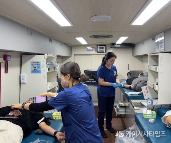 장흥군, “헌혈 및 출근길 캠페인으로 생명나눔 실천”