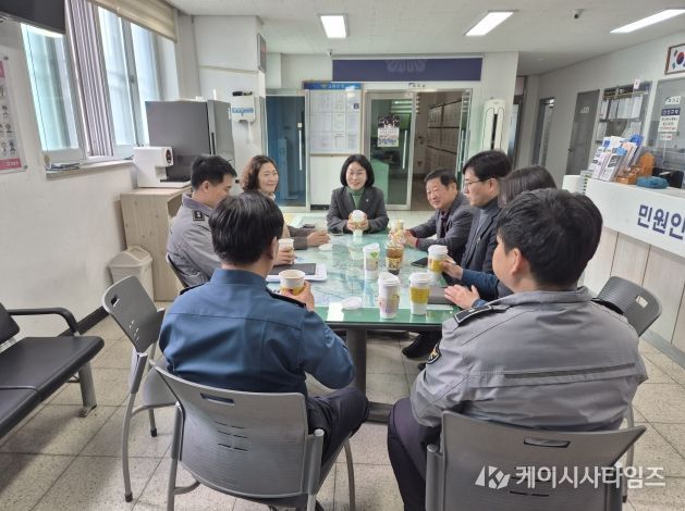 자치경찰위원회 치안 현장근무자 격려 방문