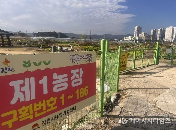 김천시, ‘행복도시 치유텃밭’ 분양 신청 접수