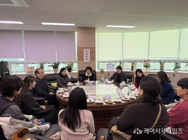 고양교육지원청 이현숙 교육장, 설 명절 앞두고 중증장애인시설 관계자와 차담회 가져
