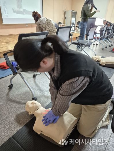 홍천군보건소, 설 명절 대비 심폐소생술 및 응급처치 교육