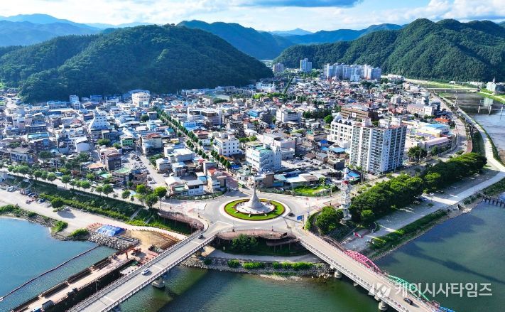 화천군 시가지 전경