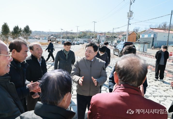 주낙영 경주시장, ‘가곡항 어촌뉴딜300사업’ 현장 점검