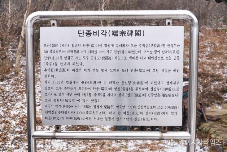 태백산 단종비각'