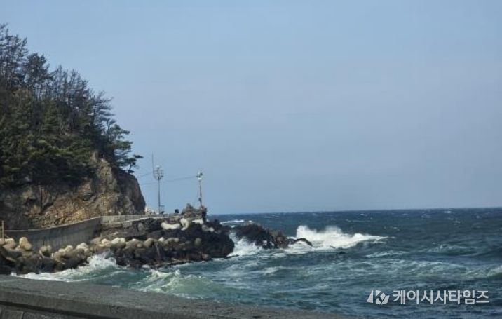 울진해경, 위험예보제「주의보」발령, 너울성 파도 주의