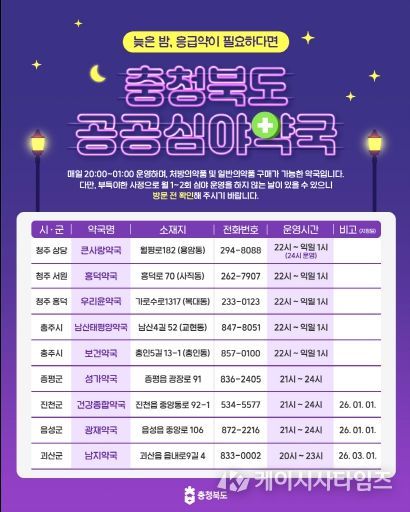 공공심야약국 카드뉴스