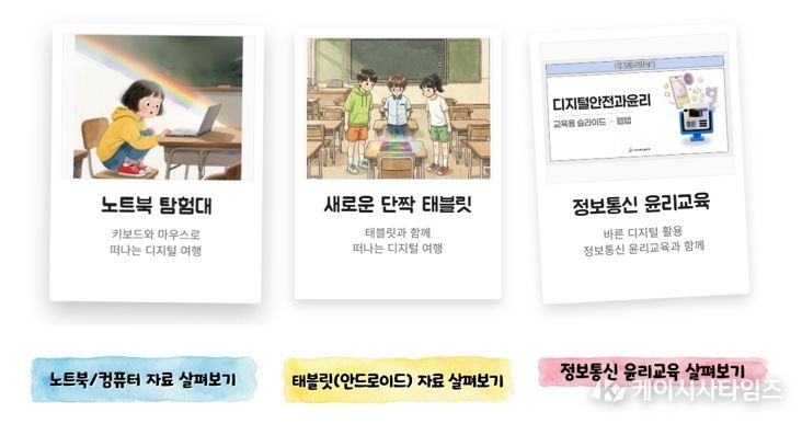경남교육청, 초등 저학년 ‘디지털 기초소양 교육자료’ 개발·보급