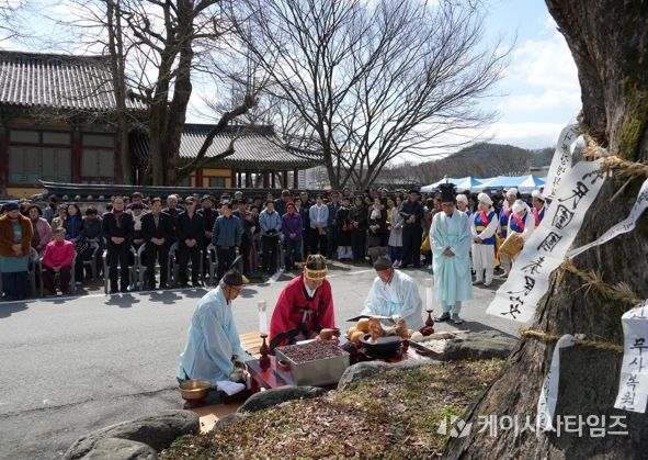 나주문화재단이 3일 나주읍성 사창거리 일원에서 ‘2026 나주읍성 사창거리 당산문화제’를 개최했다.
