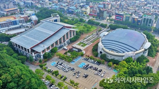 전주시설공단 본부가 위치한 화산체육공원 전경
