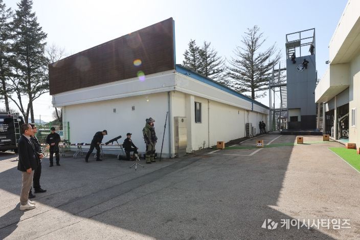 강원특별자치도, 강원경찰특공대 치안 현장 점검