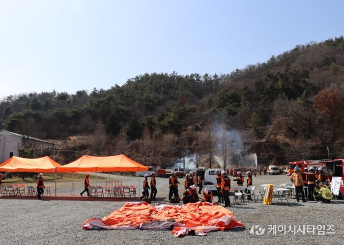 나주소방서, 산불 화재 대응 긴급구조통제단 불시가동훈련 실시