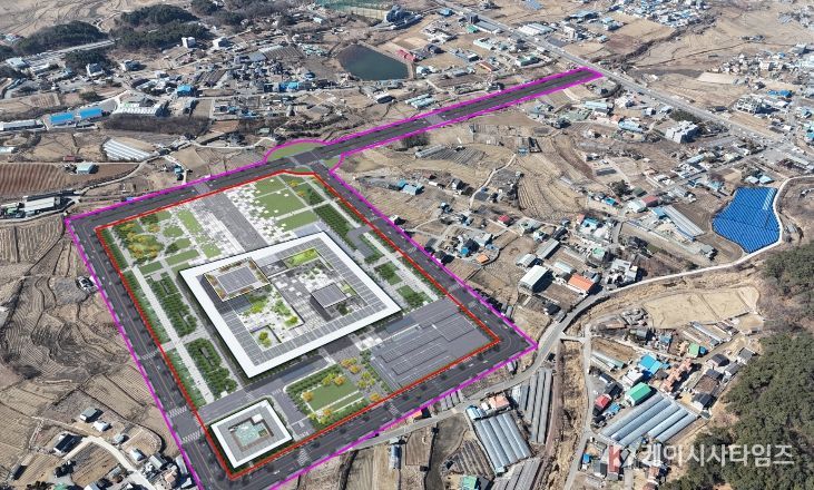 3만 평 부지 토목공사 및 진입도로 공사 추진