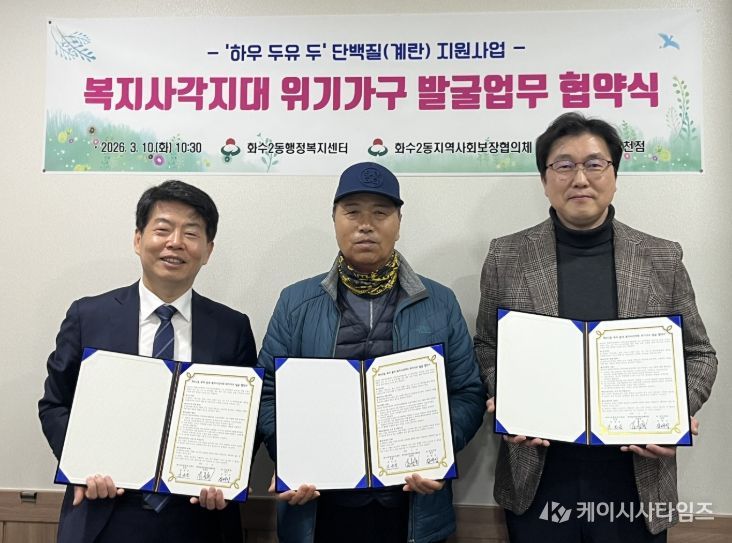 동구 화수2동과 한국야쿠르트 동인천점, 복지사각지대 발굴 업무 협약