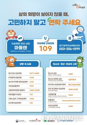 대구시, 생명안전망 강화