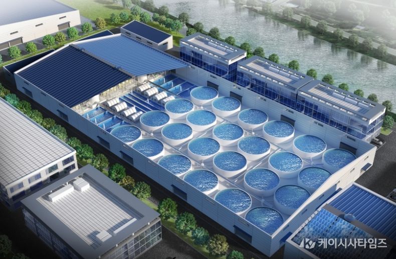 스마트양식 클러스터 테스트베드 조감도.