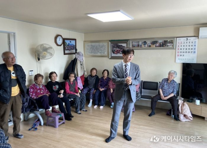 고양시 흥도동, 경로당 순회방문으로 소통행정실천