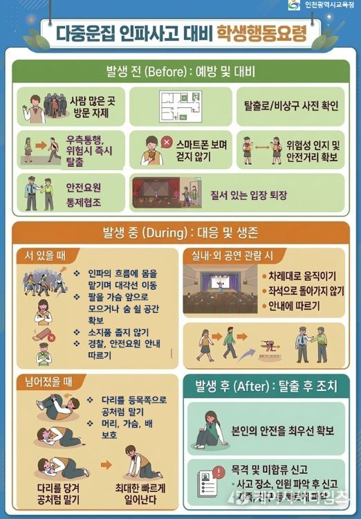 BTS 광화문 공연 대규모 인파 대비 ‘학생 안전사고 예방’ 총력