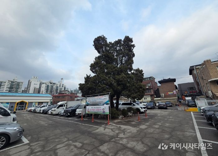 진건읍 용정리 781-2번지 일대 주차 타워 조성 예정 부지