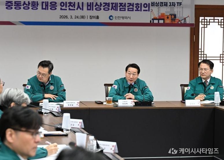 인천시, 중동상황 대응 비상경제점검회의