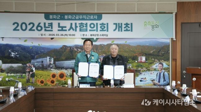 2026년 봉화군-봉화군공무직근로자 노사협의회 개최