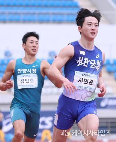 서천 육상, 전국 무대서 '금빛 질주'