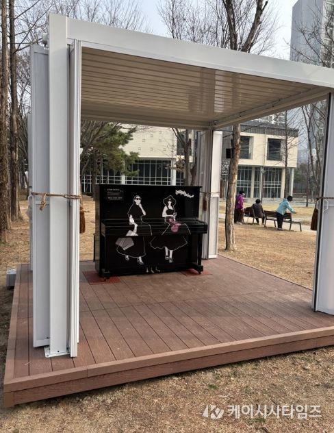 의정부시, 오래된 피아노 음악정원 속 ‘공유 피아노’로 재탄생