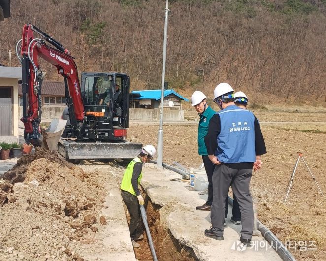노후 상수관로 교체사업 현장 안전 점검
