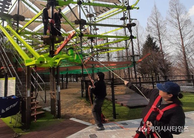 다방향 복합모험활동 구조물 안점점검