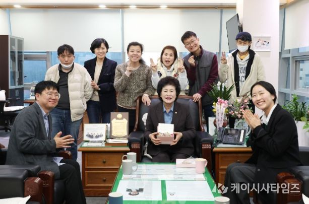 밀알복지관 의장님 쿠키 전달