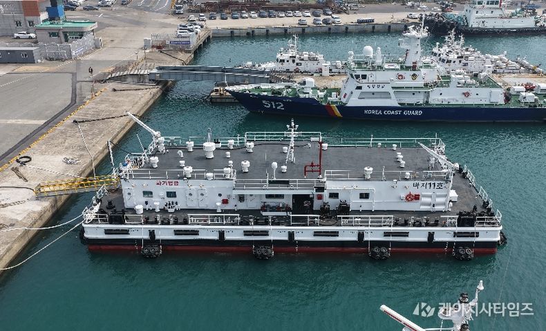 , 600톤급 최신형 유류바지 배치